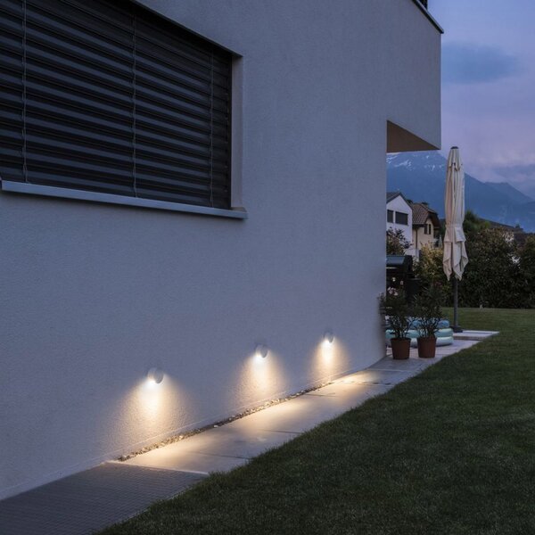 SLV Pema LED de perete, alb, Alb, Aluminiu, Modern, Perete rotund