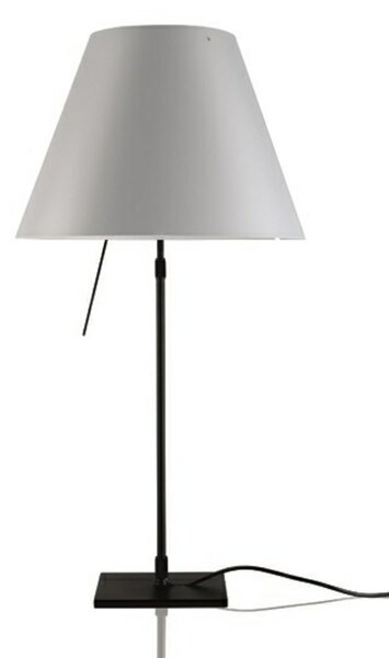 Lampă de masă Luceplan, reglabil, Alb, Camera de zi, Aluminiu