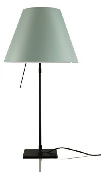 Lampă de masă Luceplan, reglabil, Verde, Camera de zi, Aluminiu