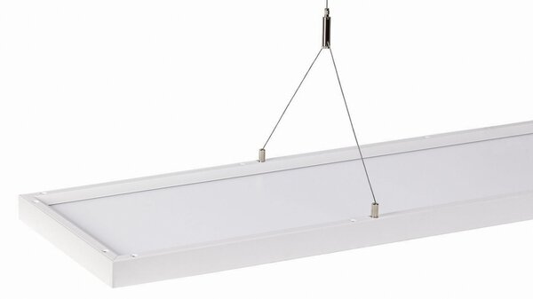 SLV Worklight Lampă suspendată LED pentru birou, albă, reglabil, Alb, Studiu / Birou, Metal, Modern