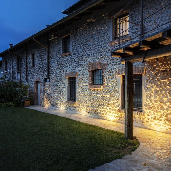 SLV Dasar Flat 120 LED, 3.000 K, Metalic, Metal, Modern, Corpuri de iluminat încastrate rotunde