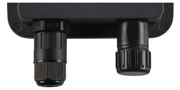 SLV Floodi LED reflector pentru exterior, IP65, lățime 9,5 cm, Negru, Metal, Modern