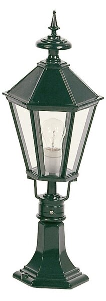 K.S. Verlichting Lumina de cale Edinburgh verde, Verde, Metal, Piedestal pentru exterior