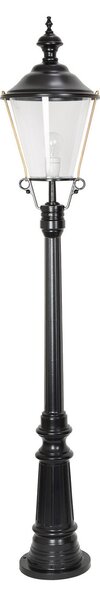 K.S. Verlichting Lampă de stâlp Flores, negru, reglabil, Negru, Metal
