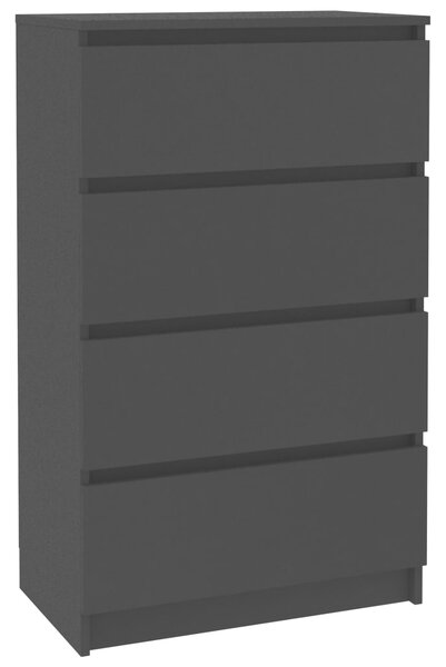 Dulap, negru, 60x35x98,5 cm, lemn compozit