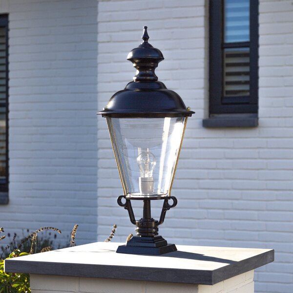 K.S. Verlichting Lumină de cale K43, înălțime 61 cm negru, Cupru, Metal, Piedestal pentru exterior