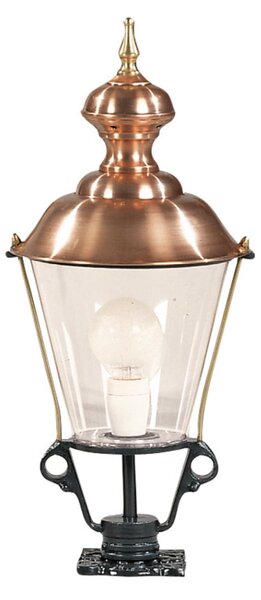 K.S. Verlichting Lumină de cale K43, înălțime 61 cm negru, Cupru, Metal, Piedestal pentru exterior