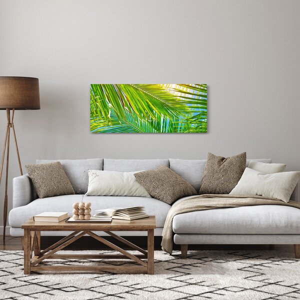 Tablou - Frunze de palmier (120x50 cm)