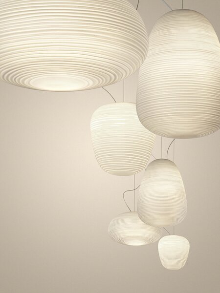 Lustră Pendul Foscarini, Alb, Sticlă