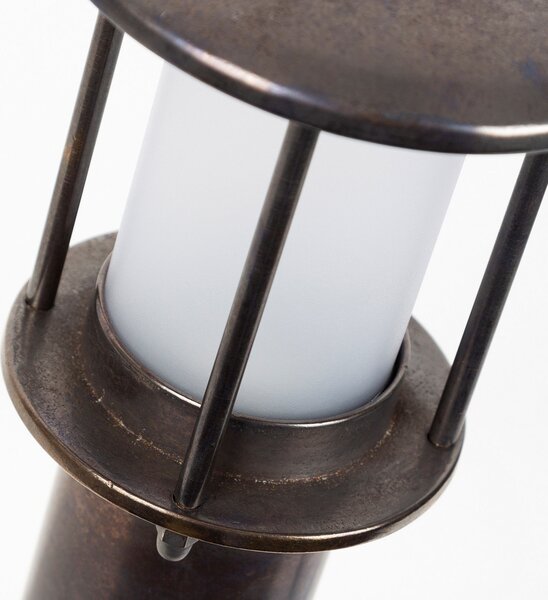 K.S. Verlichting Lampă cu soclu din alamă Resident 3, bronz, reglabil, Bronz / Alamă Veche, Metal, Casă de țară / Rustic