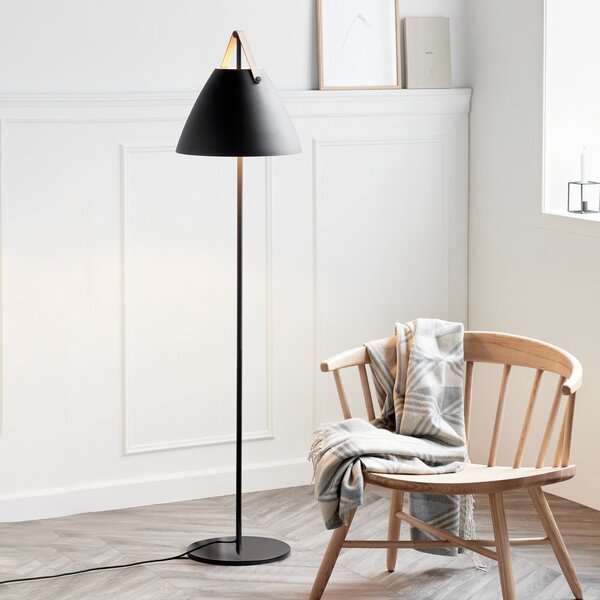 Lampadar DFTP by Nordlux, Strap, Negru, Camera de zi, Metal, Scandinavă