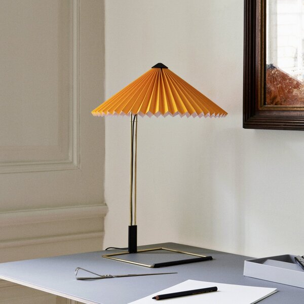 Lampă de masă HAY, Matin 380, reglabil, Galben, Camera de zi, Metal, Design