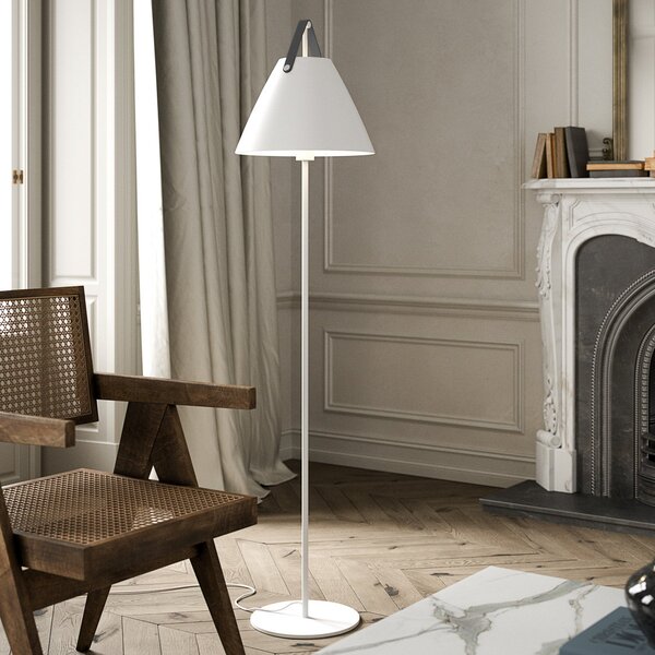 Lampadar DFTP by Nordlux, Strap, Alb, Camera de zi, Metal, Scandinavă