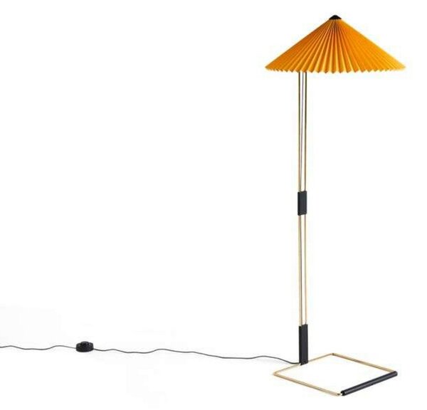 Lampadar HAY, reglabil, Galben, Camera de zi, Metal