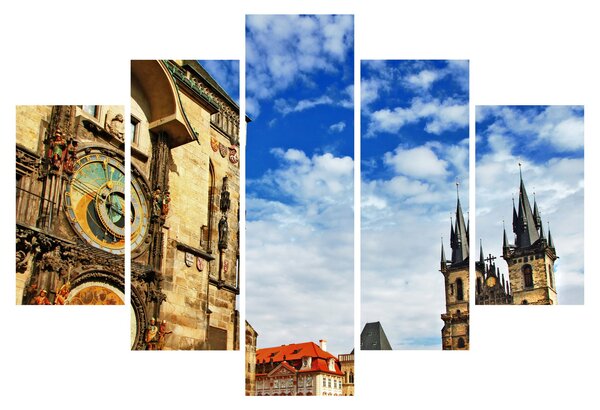 Tablou - Ceasul astronomic din Praga (150x105 cm)