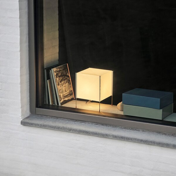 Lampă de masă HAY, Paper Cube, Alb, Camera de zi, Plastic, Design