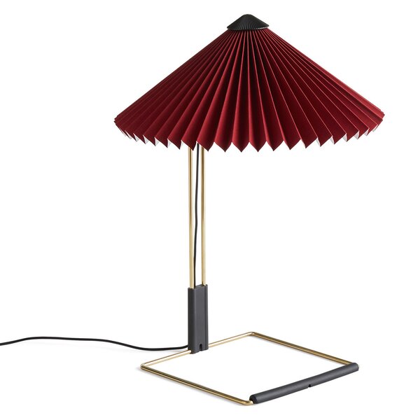 Lampă de masă HAY, Matin 300, reglabil, Roșu, Camera de zi, Metal, Design