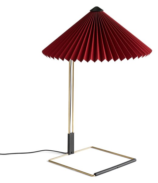 Lampă de masă HAY, Matin 380, reglabil, Roșu, Camera de zi, Metal, Design