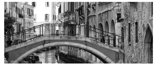 Tablou - Vedere din Veneția (120x50 cm)