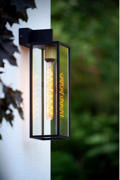 Aplică de exterior Lucide 27806/01/30 LAURENS 1xE27/40W/230V IP54 negru