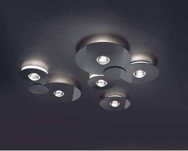 Plafoniere Lodes, reglabil, Metalic, Metal