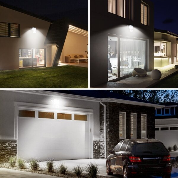 Proiector LED cu senzor LED/10W/230V 4000K IP65 alb Aigostar
