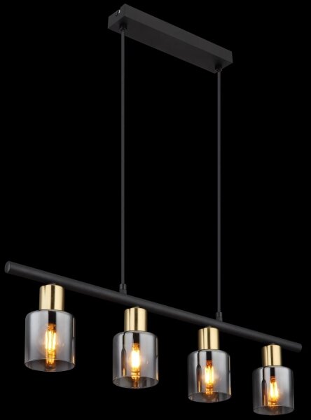 Lustră pe cablu Globo 54310-4H HOLLSY 4xE14/25W/230V
