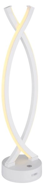 Globo 58457W - Lampă de birou LED tactilă reglabilă HELA LED/1W/3,7V albă