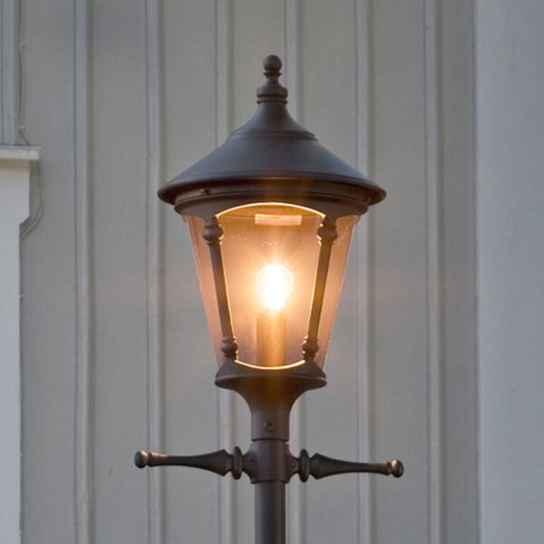Konstsmide Lampadar Virgo, reglabil, Transparent, Sticlă