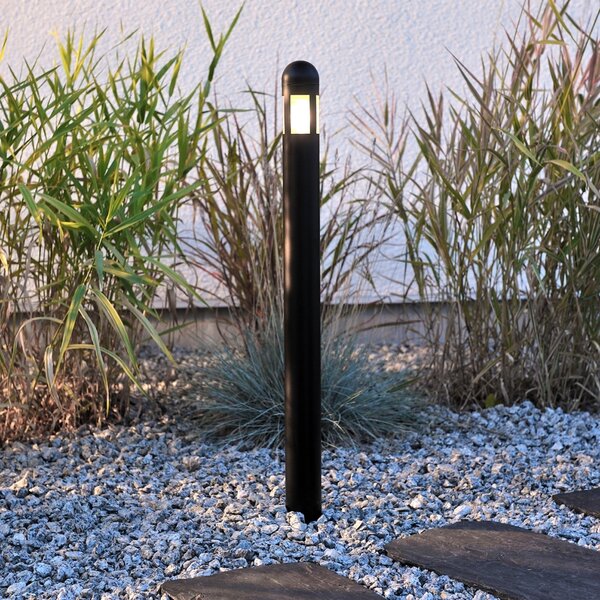 Konstsmide Set versatil de 3 lumini iluminat cu LED-uri pentru alei Amalfi, Negru, Metal, Modern, Boltă de exterior / cale de acces