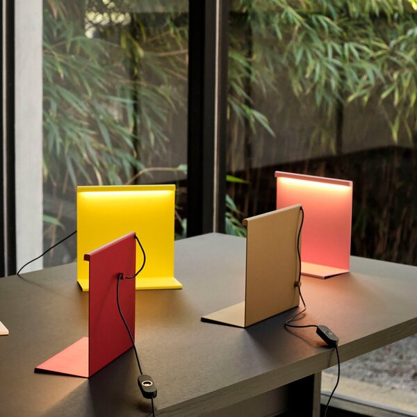 Lampă de masă HAY, LBM, reglabil, Roz / Rosé, Camera de zi, Metal, Design