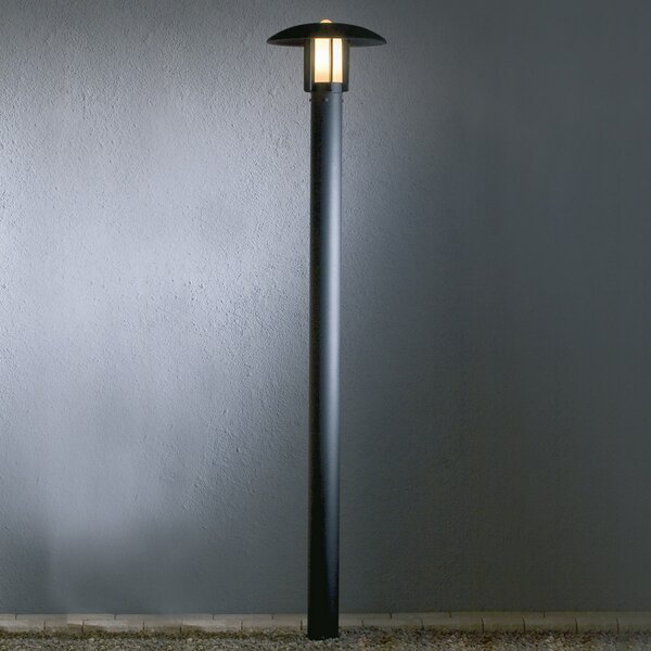 Konstsmide Post de lumină Heimdal, înălțime 200 cm, negru, Negru, Metal, Modern