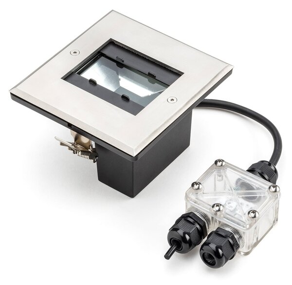 Konstsmide Spot LED încastrare Recessed Spot, handmade in EU, Metalic, Metal, Modern, Luminile încastrate unghiulare