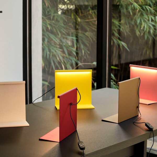 Lampă de masă HAY, LBM, reglabil, Galben, Camera de zi, Metal, Design