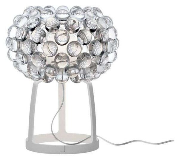 Lampă de masă Foscarini, reglabil, Transparent, Camera de zi, Metal