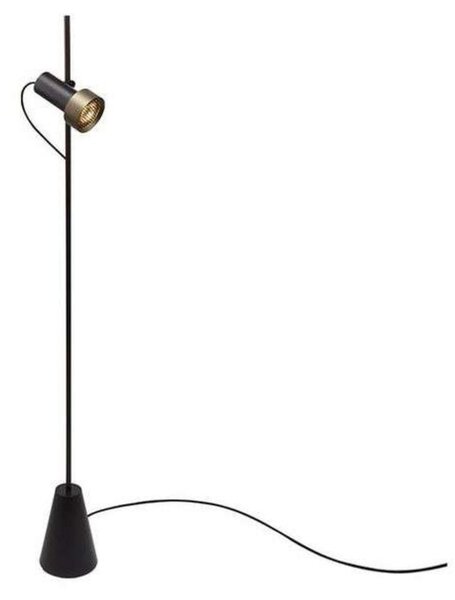 Lampadar Trizo21, Negru, Camera de zi, Aluminiu