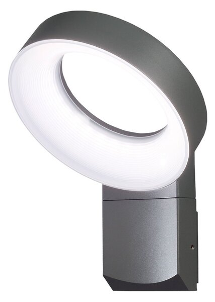 Konstsmide Aplică LED de exterior Asti, Negru, Metal, Modern