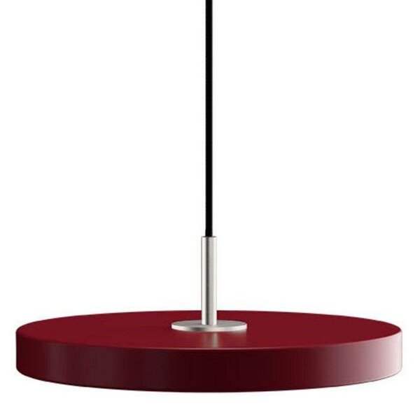 Asteria Lustră Pendul Mini Ruby Red/Steel Top - UMAGE