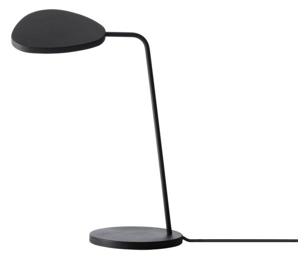 Lampă de masă Muuto, reglabil, Negru, Camera de zi, Aluminiu