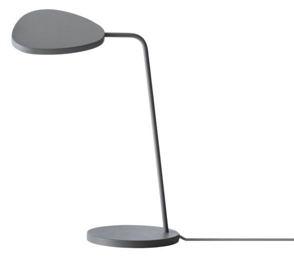 Lampă de masă Muuto, reglabil, Gri, Camera de zi, Aluminiu