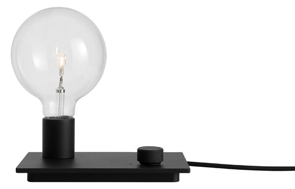 Lampă de masă Muuto, Negru, dormitor, Aluminiu, Design