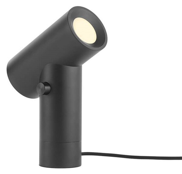 Lampă de masă Muuto, reglabil, Negru, Camera de zi, Aluminiu