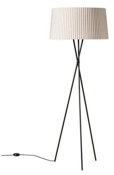 Lampadar Santa & Cole, reglabil, Negru, Camera de zi, Metal