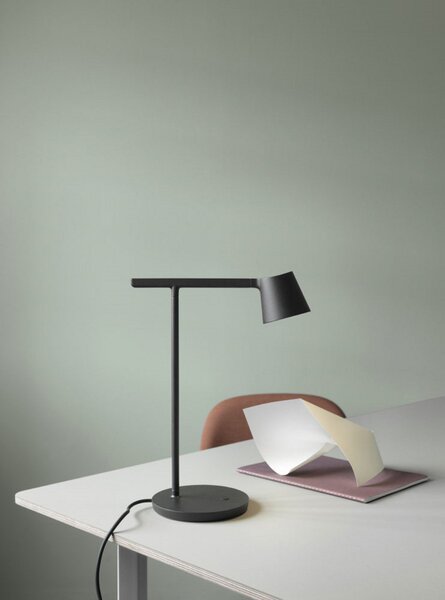 Lampă de masă Muuto, reglabil, Alb, Camera de zi, Aluminiu