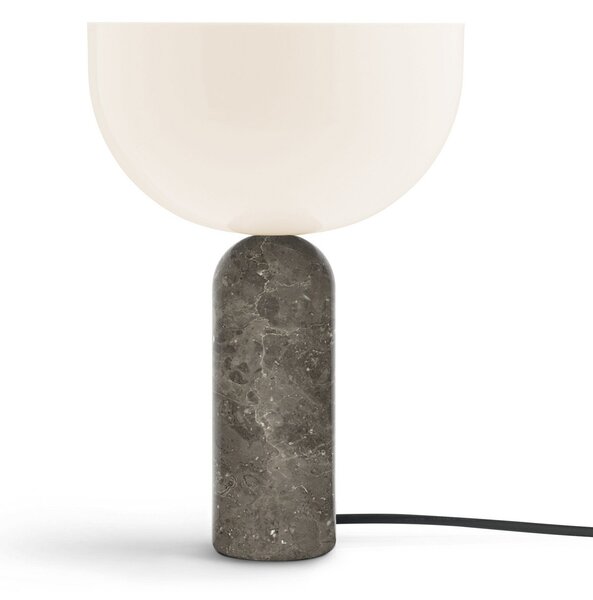 Lampă de masă New Works, Kizu Small, Gri, Camera de zi, Piatră, Design