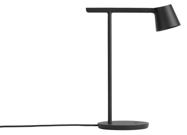 Lampă de masă Muuto, reglabil, Negru, Camera de zi, Aluminiu