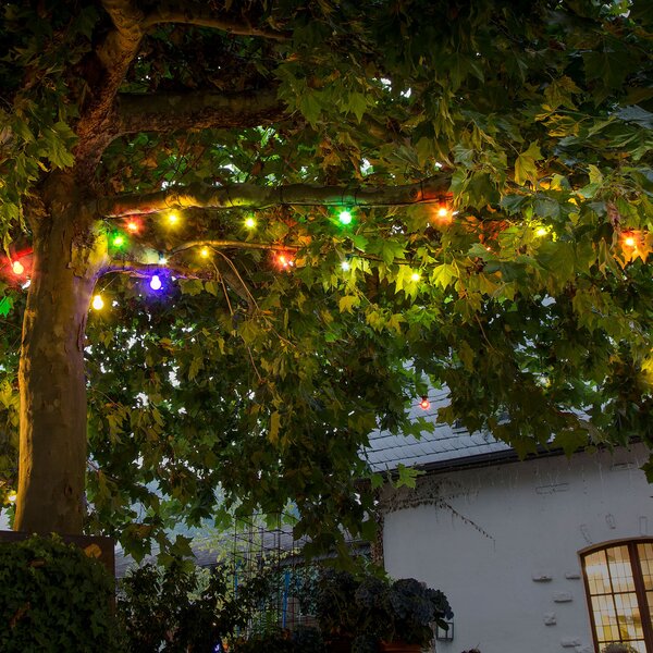 Konstsmide Christmas Lumini de grădină bere 20 becuri LED colorate, reglabil, Multicolor, Plastic