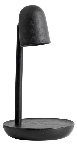 Lampă de masă Muuto, Negru, Camera de zi, Lemn