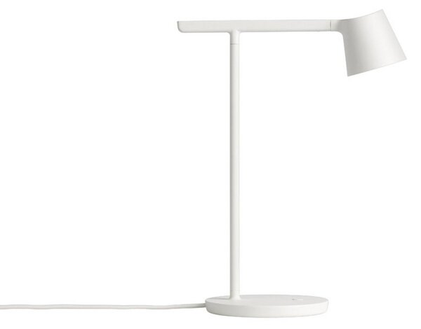 Lampă de masă Muuto, reglabil, Alb, Camera de zi, Aluminiu