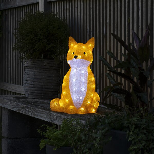Konstsmide Season Figură luminoasă cu LED Vulpe, lanț set de 5, Plastic